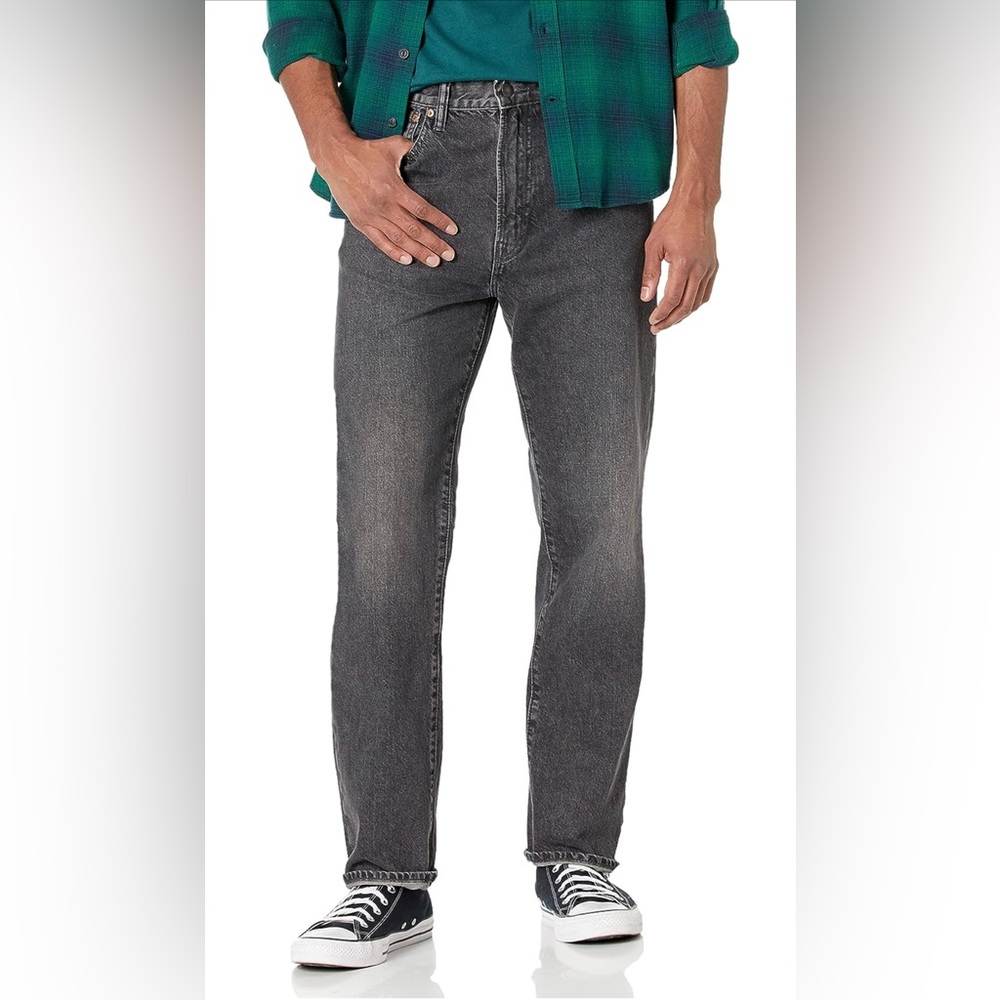 SOLD.   GAP Men's Original Straight Fit Denim Jeans 36x32, Black Wash